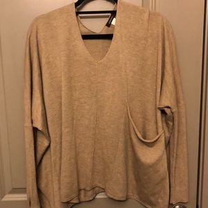 Tan pullover sweater